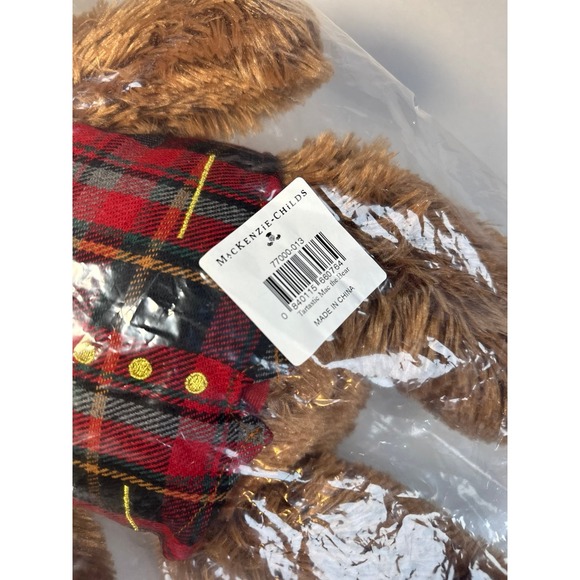 Mackenzie Childs Tartastic Mac the Bear - Picture 4 of 6
